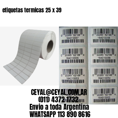etiquetas termicas 25 x 39