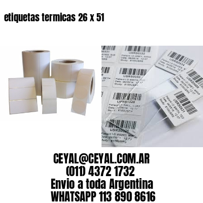 etiquetas termicas 26 x 51