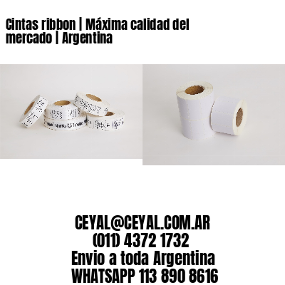 Cintas ribbon | Máxima calidad del mercado | Argentina