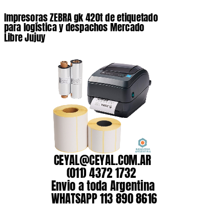 Impresoras ZEBRA gk 420t de etiquetado para logística y despachos Mercado Libre Jujuy