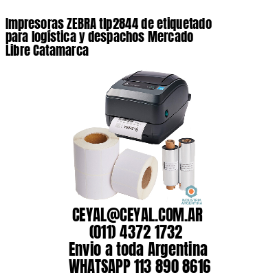 Impresoras ZEBRA tlp2844 de etiquetado para logística y despachos Mercado Libre Catamarca