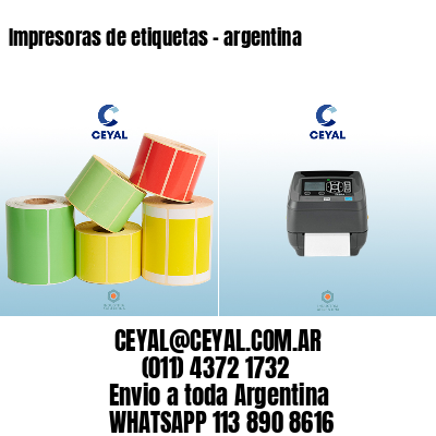 Impresoras de etiquetas – argentina