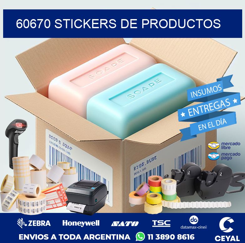 60670 STICKERS DE PRODUCTOS