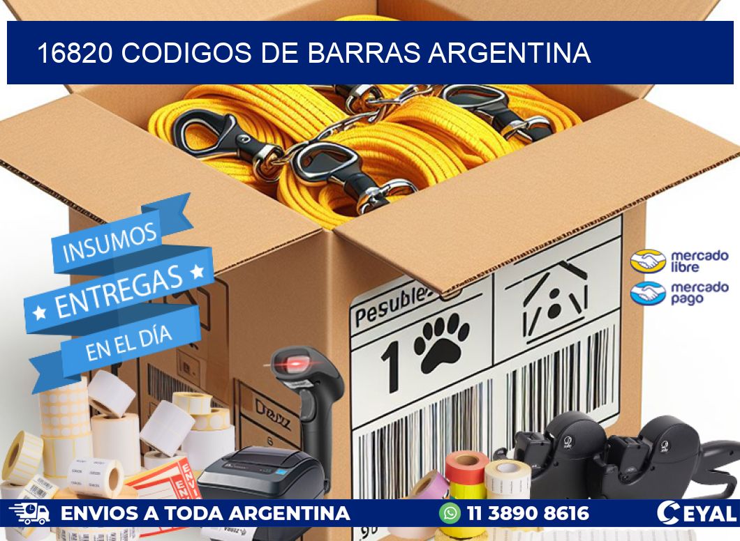 16820 CODIGOS DE BARRAS ARGENTINA