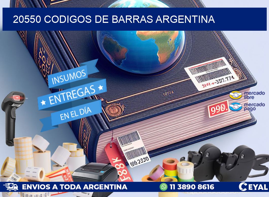 20550 CODIGOS DE BARRAS ARGENTINA