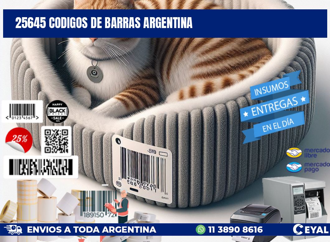 25645 CODIGOS DE BARRAS ARGENTINA