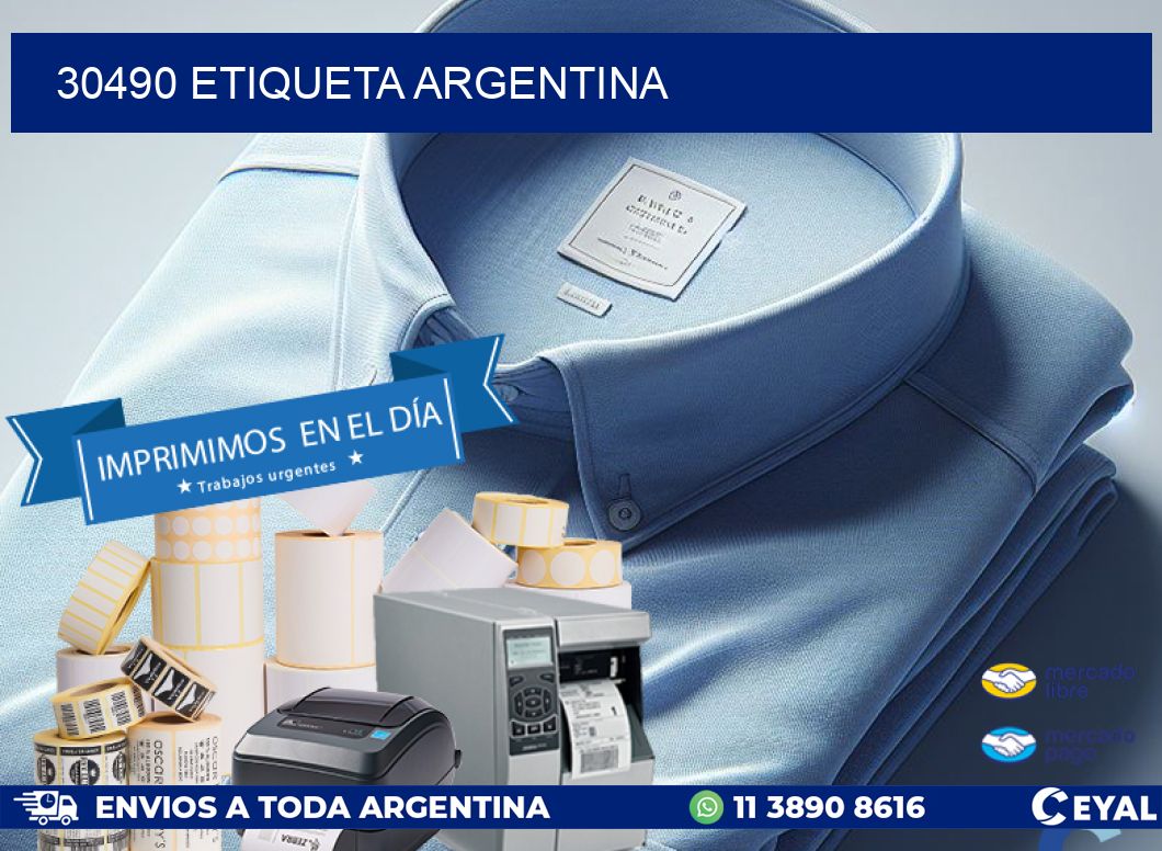 30490 etiqueta argentina