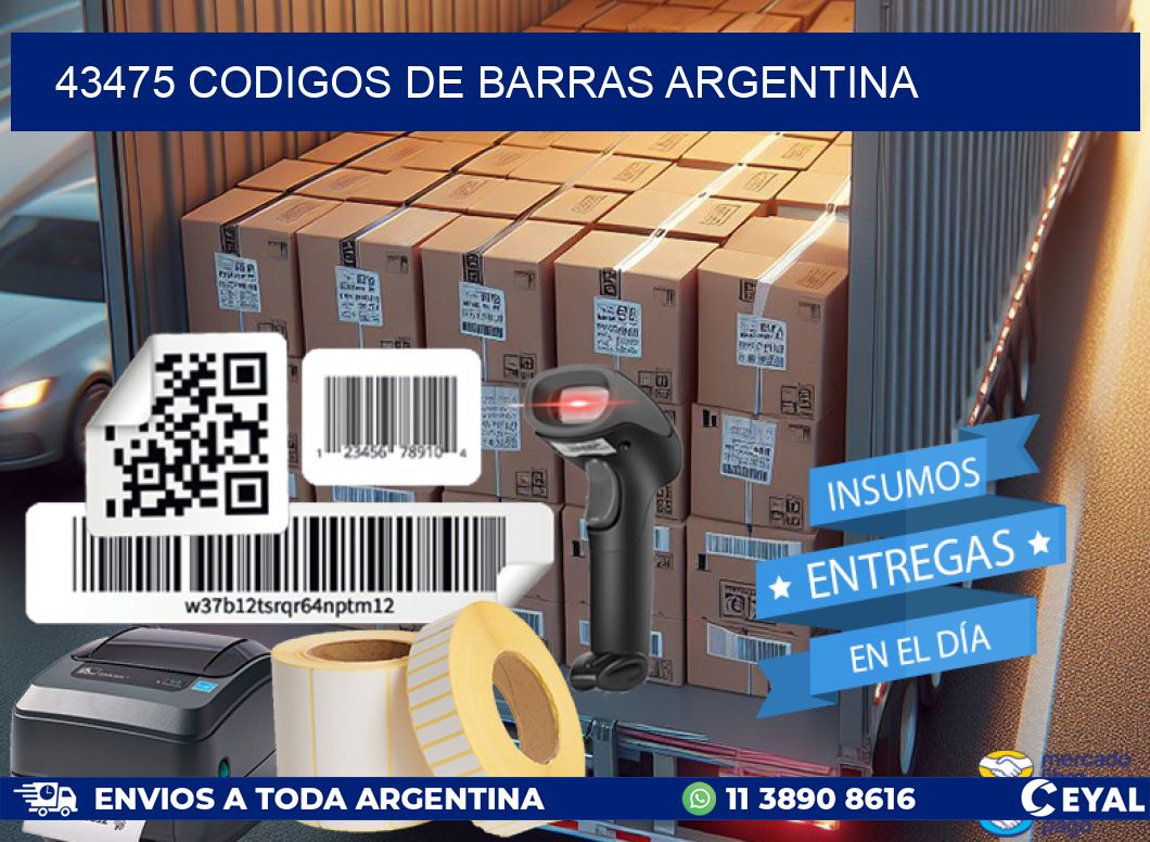 43475 CODIGOS DE BARRAS ARGENTINA