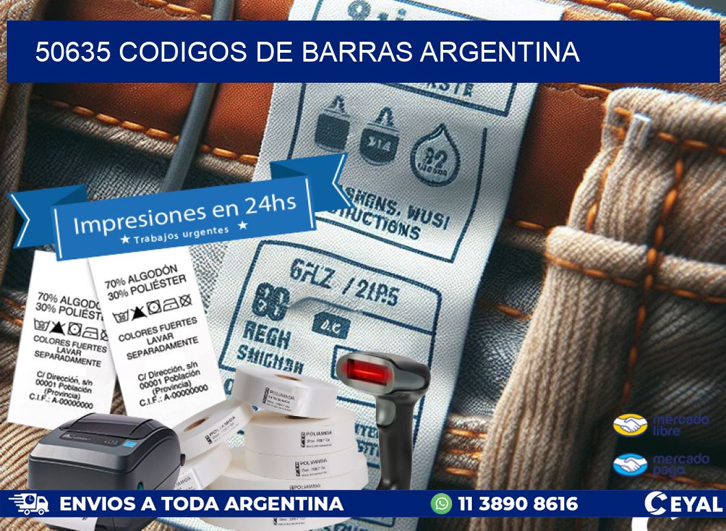 50635 CODIGOS DE BARRAS ARGENTINA