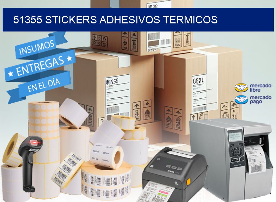 51355 stickers adhesivos termicos