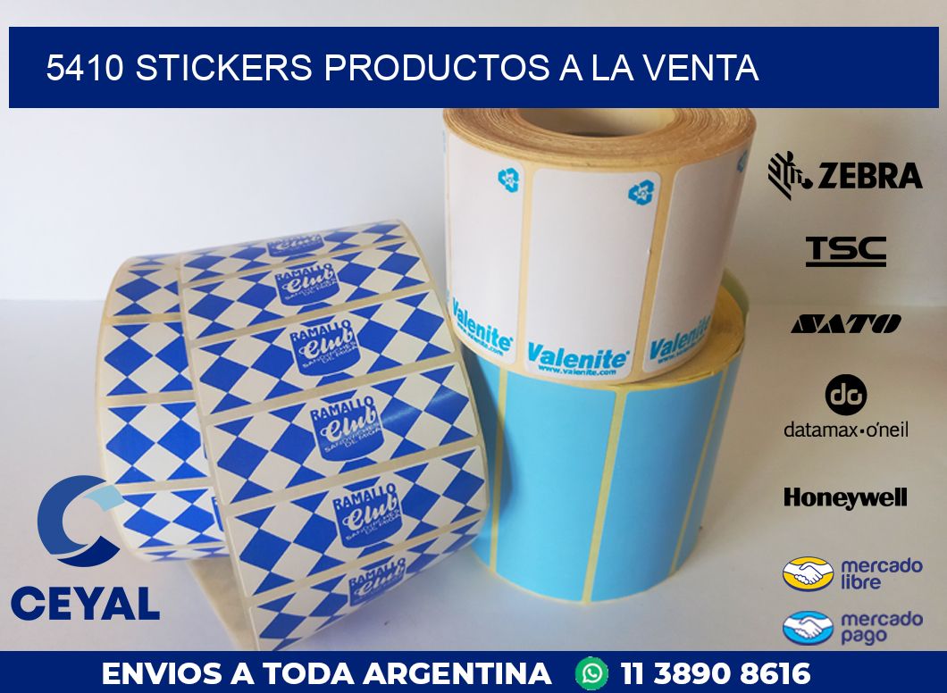 5410 stickers productos a la venta
