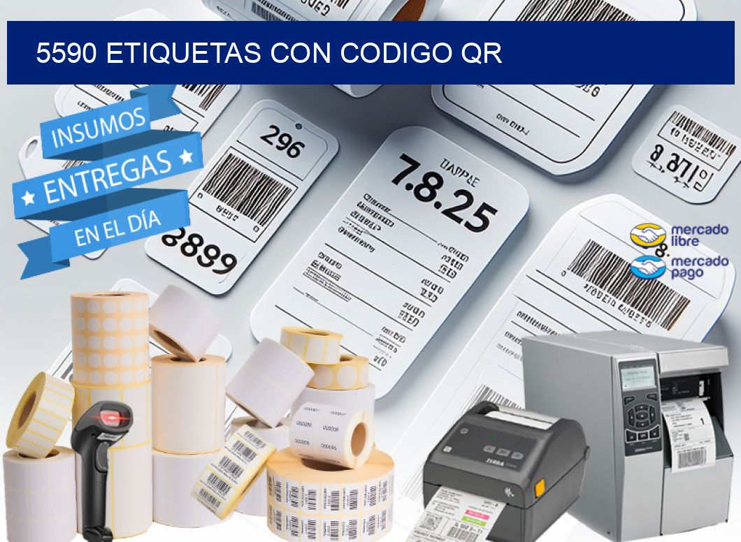 5590 ETIQUETAS CON CODIGO QR