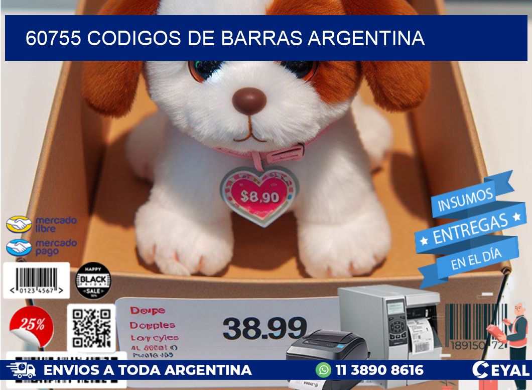 60755 CODIGOS DE BARRAS ARGENTINA
