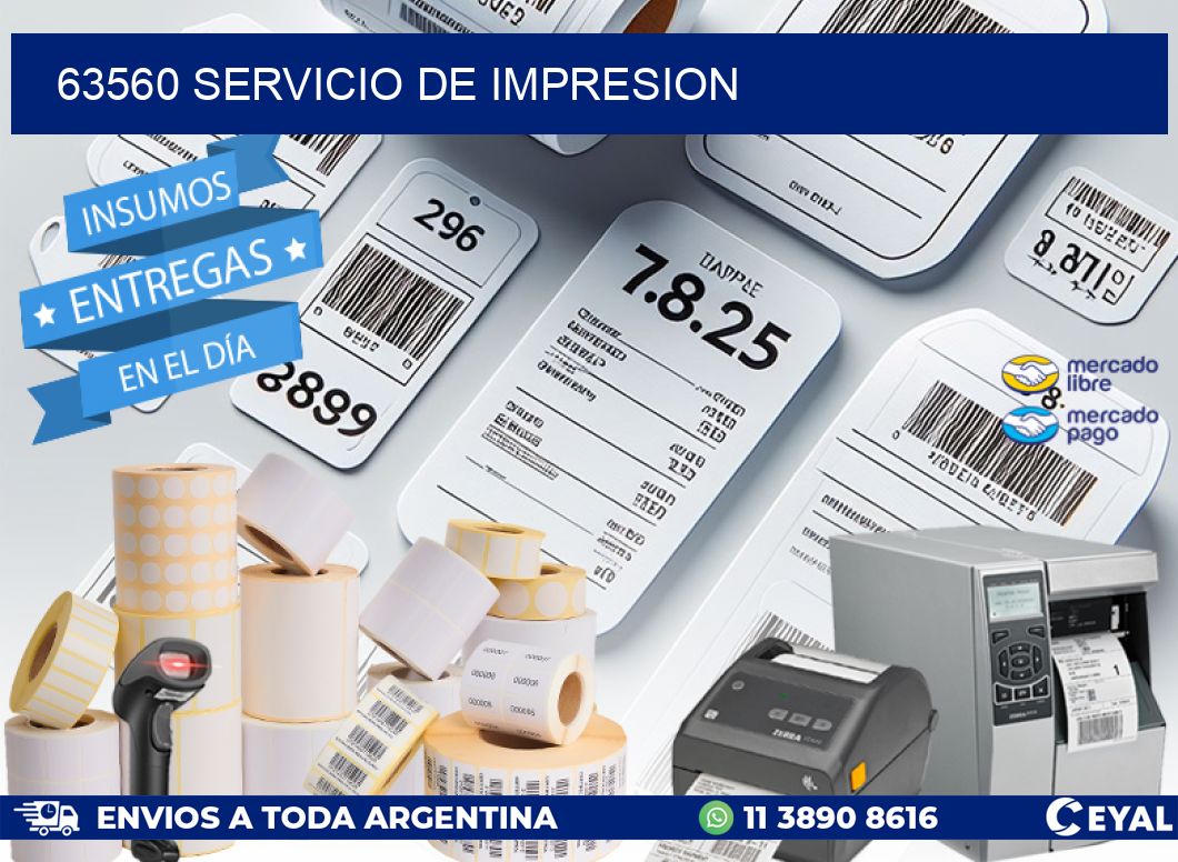 63560 SERVICIO DE IMPRESION