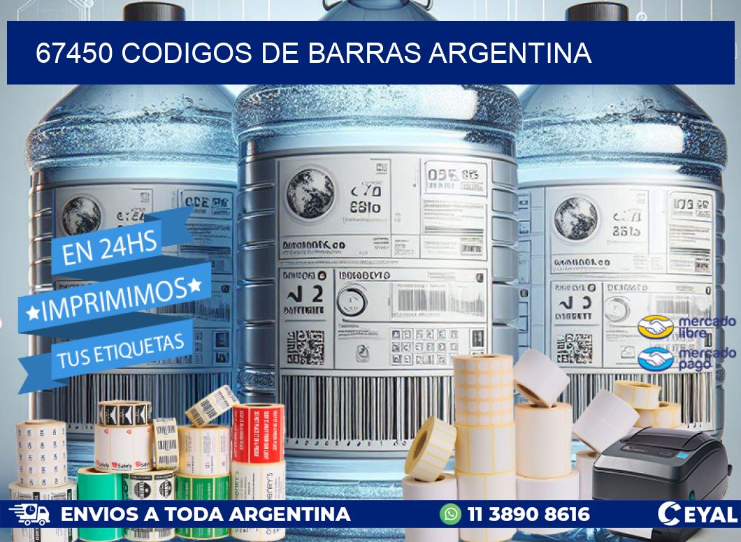 67450 CODIGOS DE BARRAS ARGENTINA