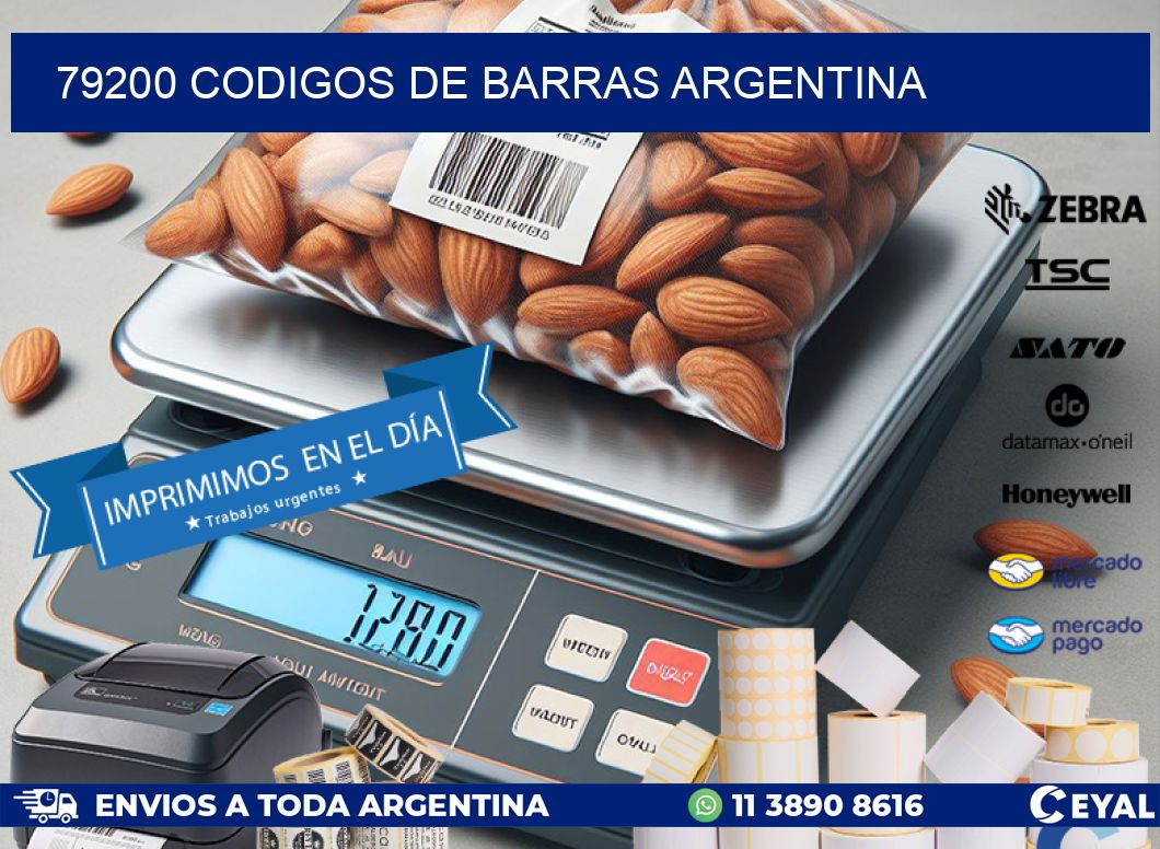 79200 CODIGOS DE BARRAS ARGENTINA