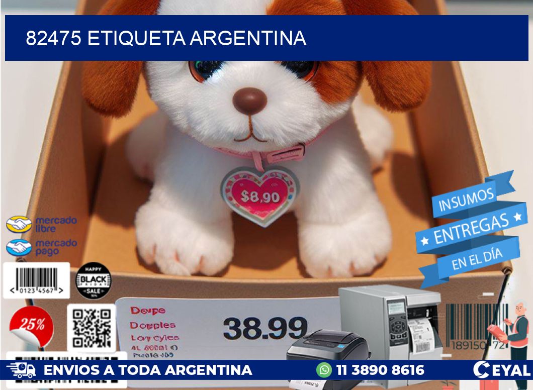 82475 ETIQUETA ARGENTINA