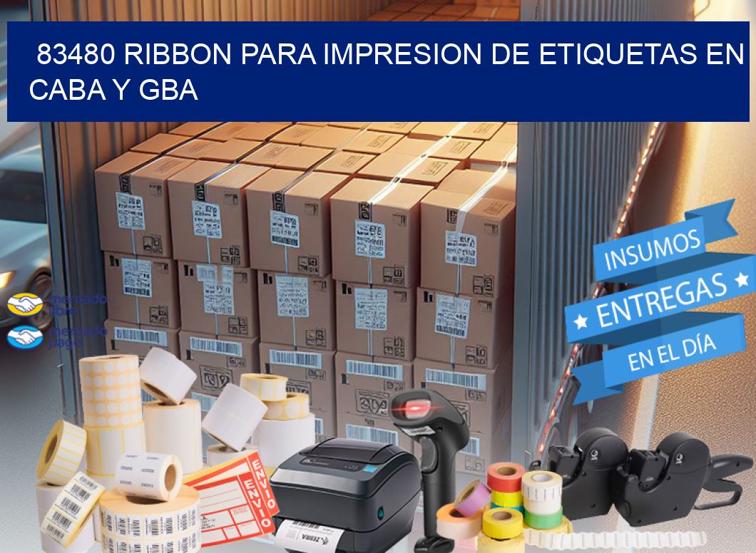 83480 RIBBON PARA IMPRESION DE ETIQUETAS EN CABA Y GBA
