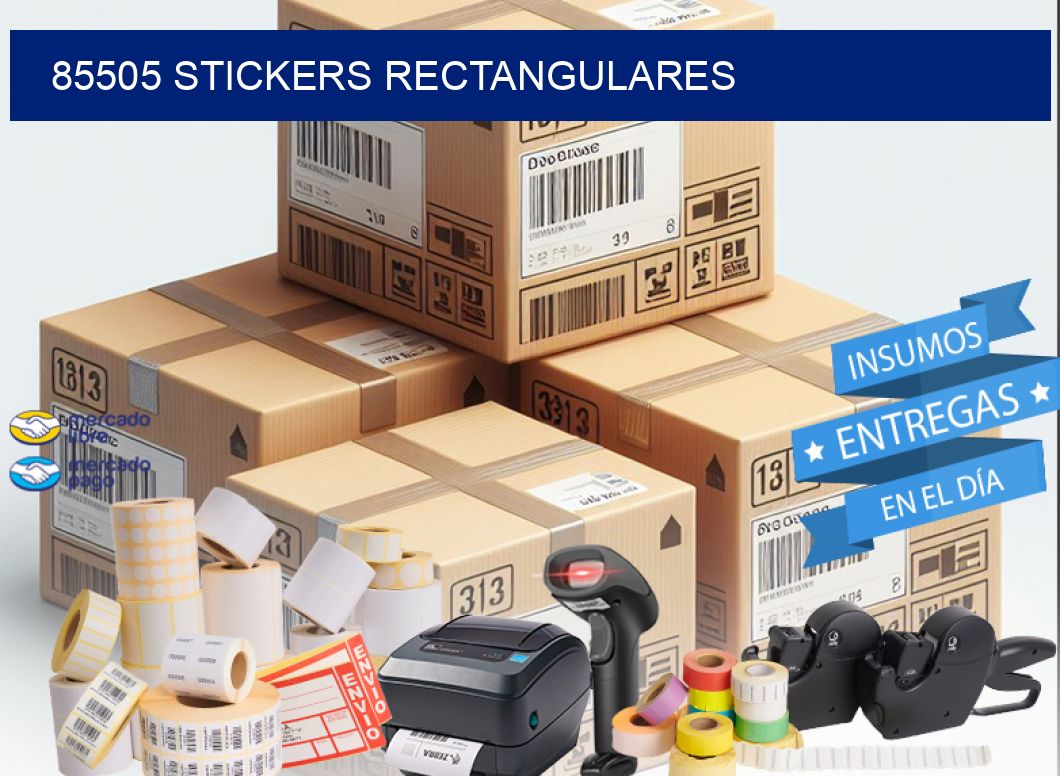 85505 Stickers rectangulares