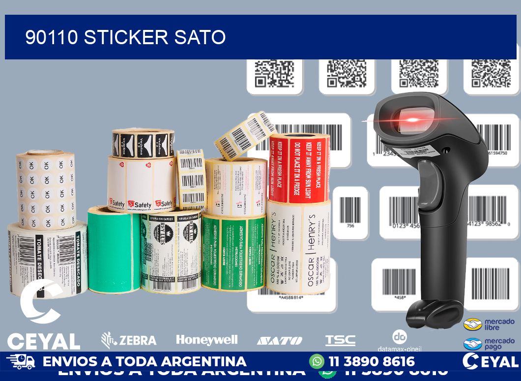90110 sticker sato