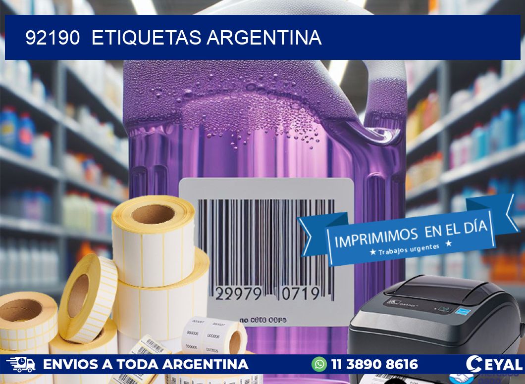 92190  etiquetas argentina