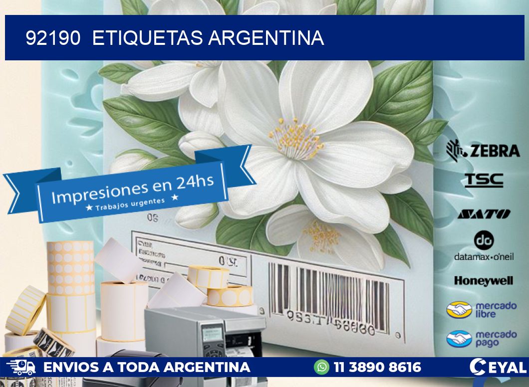 92190  etiquetas argentina