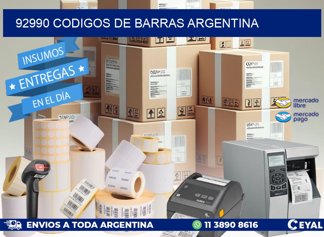 92990 CODIGOS DE BARRAS ARGENTINA