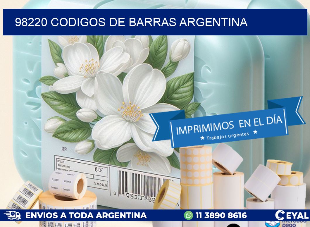 98220 CODIGOS DE BARRAS ARGENTINA