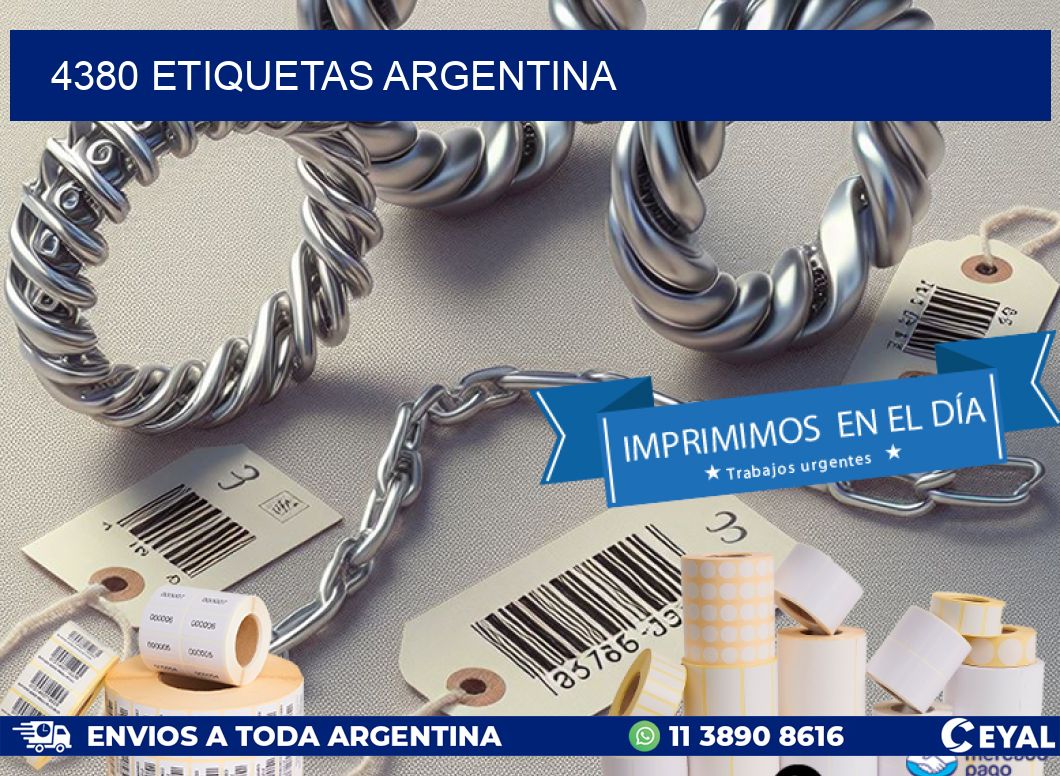 4380 ETIQUETAS ARGENTINA