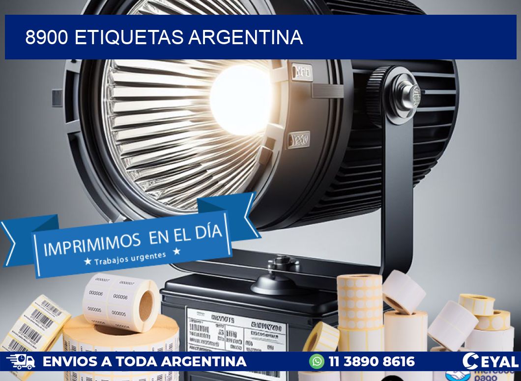 8900 ETIQUETAS ARGENTINA